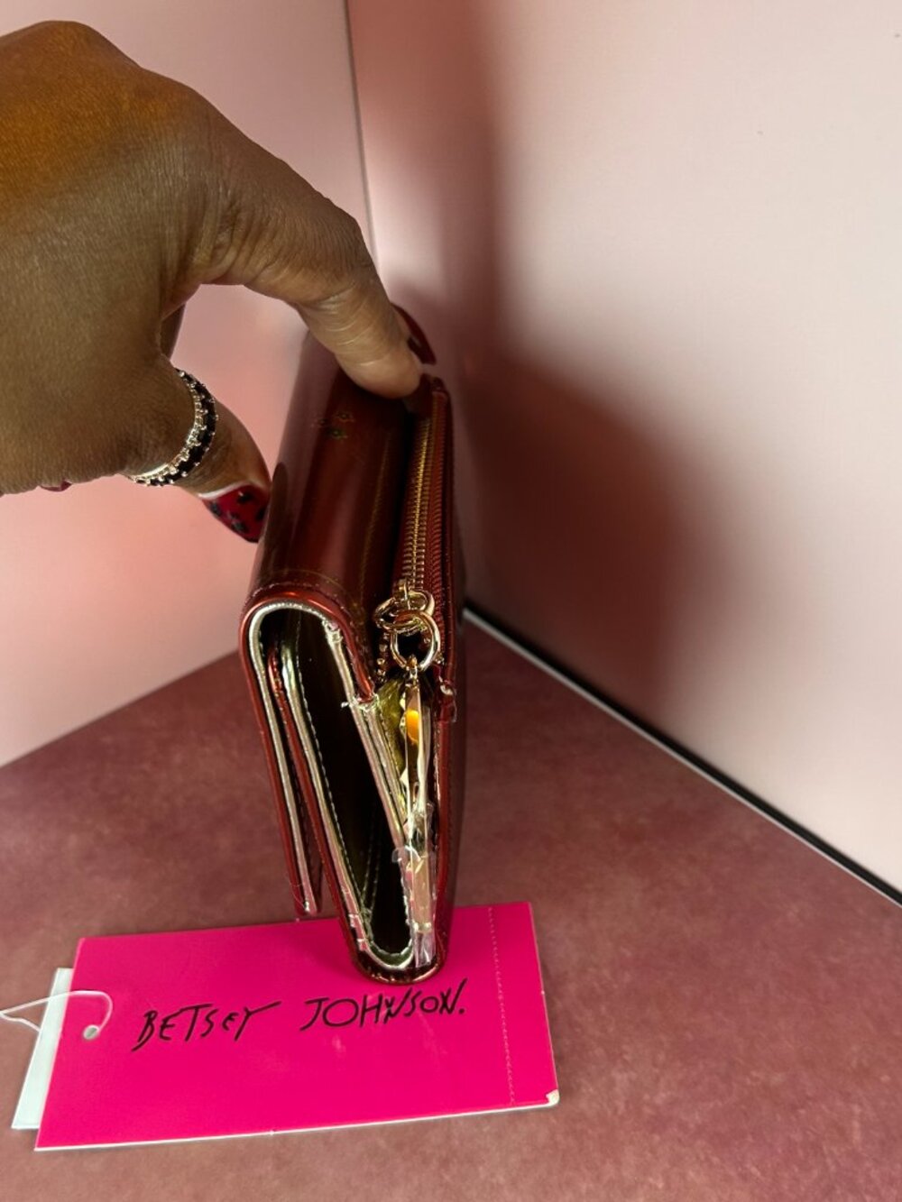 BETSEY JOHNSON CNY YEAR OF THE HORSE WALLET - Picture 6 of 11